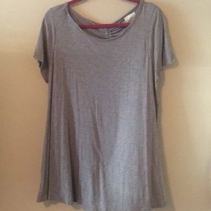 Anthropologie t.la grey tunic shirt